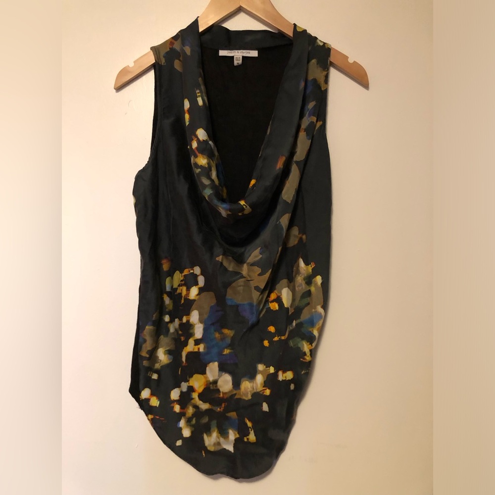 Judith & Charles 🇨🇦 Elegant Multicolor Silk Top